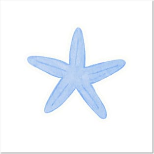 cute starfish Posters and Art